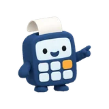 案内役のピタ(電卓のキャラクター)