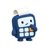 案内役のピタ（電卓のキャラクター）